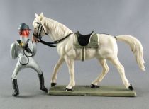 Starlux - Confederates - Regular Series - Mounted Looking Right White Horse (ref CSXX)