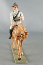 Starlux - Confederates - Series regular - Mounted Trooper looking right brown horse (ref CSXX)