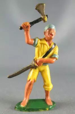 Starlux - Corsaires S�rie 54 - r�f 267 - Hache (jaune)