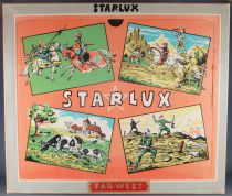Starlux - Cow-Boys & Indians - Large Boxed Set 3 Floors 16 Pieces 