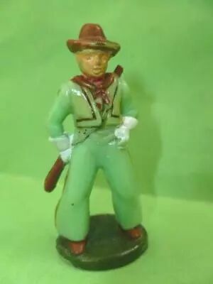 Starlux - Cow-Boys - S�rie 46 - Pi�ton Fusil en bandouilliere (vert) (r�f CB4)