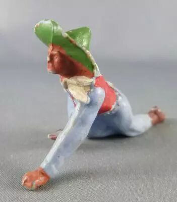 Starlux - Cow-Boys - S�rie 53 - Pi�ton Rampant r�volver (bleu) (r�f 127)