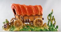 Starlux - Cow-Boys - Série 72 - Accessoire Décor - Chariot du Far-West Silhouetté (réf AD4)