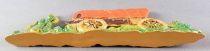 Starlux - Cow-Boys - Série 72 - Accessories - Covered Wagon (ref AD4)