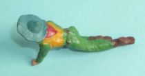 Starlux - Cow-Boys - Series 53 - Footed Crawling with gun (green) (réf 127)