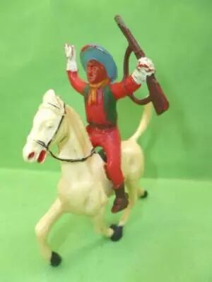 Soldat Starlux Armée Helvétique Cavalier Dragon, Seconde Guerre, Plastique Peint