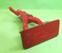 Starlux - Cow-Boys - Series 57 (Regular) - Footed Both hands up (red) (ref 126)