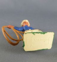Starlux - Cow-Boys - Series 57 (Regular) - Footed Lasso (blue & yellow) (ref 128)