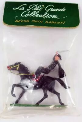 Starlux - Cow-Boys - Series 61 (Luxe) - Mounted black rider black horse (ref 4419) mint in baggie