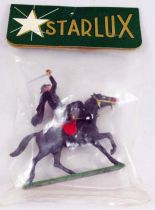 Starlux - Cow-Boys - Series 61 (Luxe) - Mounted black rider black horse (ref 4419) mint in baggie