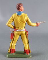 Starlux - Cow-Boys - Series 64 (Luxe Speciale) - Footed Standing firing 1 gun (yellow & black) (ref 5128)