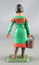 Starlux - Cow-Boys - Series 69 - Footed woman with bucket (green) (ref 5160 / )