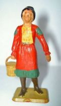 Starlux - Cow-Boys - Series 69 - Footed woman with bucket (red) (ref 5160 / )