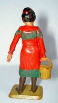 Starlux - Cow-Boys - Series 69 - Footed woman with bucket (red) (ref 5160 / )