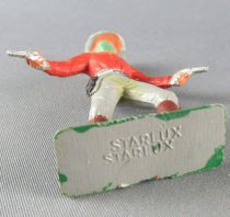 Starlux - Cow-Boys - Series 77 (regular) - Footed Masked 2 guns (red & grey ) (ref 124)