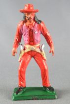 Starlux - Cow-Boys - Series 77 (regular) - Footed Sheriff (orange) (ref 132)