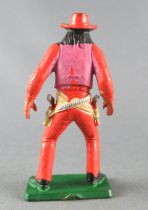 Starlux - Cow-Boys - Series 77 (regular) - Footed Sheriff (orange) (ref 132)