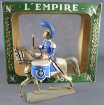 Starlux - Empire - Carabiniers Cavalier - Timbalier 2ème Rgt 1811 en Boite Liseret (réf 8156/FH60530)