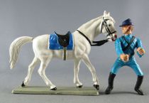 Starlux - Federates -  Regular Series - Mounted light blue White Horse (ref CN1)