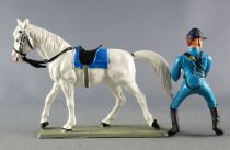 Starlux - Federates -  Regular Series - Mounted light blue White Horse (ref CN1)