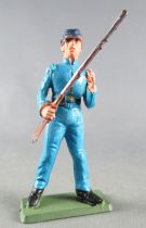 Starlux - Federates - Regular Series - Footed Trooper Holding Rifle light blue (ref N11)