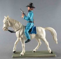 Starlux - Federates - Regular Series - Mounted Officer with gun white horse (ref CN2)