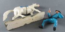 Starlux - Federates - Regular Series - Mounted Officer with gun white horse (ref CN2)