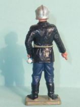 Starlux - Fireman 3rd series - Officer with lamp (blue) (ref SP1)