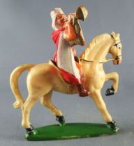 Starlux - French Cavalry - Series 53 - Mehariste bugler (orange) trotting white horse (réf 406)