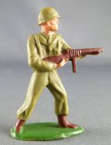 Starlux - French Infantry - Type 3 - Fighting Tomy gun Standing Brown Leggins (réf 3)