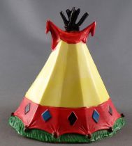 Starlux - Indians - Accessory 1961 Luxe Series - Tent (Yellow & Red) (ref 2839)