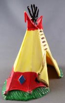 Starlux - Indians - Accessory 1961 Luxe Series - Tent (Yellow & Red) (ref 2839)