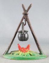 Starlux - Indians - Accessory Series Luxe 55/56 - Camp Fire with black cauldron (ref 2836)