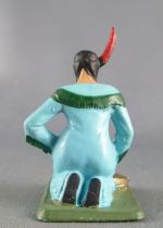 Starlux - Indians - Serie Women of the West 69 - Footed Squaw preparing corn (blue) (ref 5163)