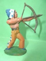 Starlux - Indians - Series Regular 46 - Footed Bowman standing (orange) (ref IND4)