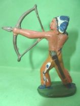 Starlux - Indians - Series Regular 46 - Footed Bowman standing (orange) (ref IND4)