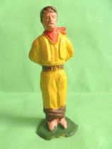 Starlux - Indians - Series Regular 53 - Footed Prisonner (yellow brown belt) (ref 203)
