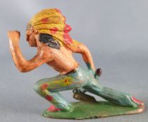 Starlux - Indians - Series Regular 53 - Footed Watcher kneeling (ref 151)