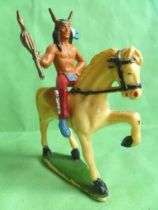 Starlux - Indians - Series Regular 53 - Mounted Chief white walking horse (ref 435)