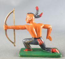 Starlux - Indians - Series Regular 57 - Footed Bowman Kneeling (dark blue) (ref 144)