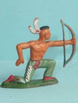 Starlux - Indians - Series Regular 57 - Footed Bowman kneeling (green) (ref 144)