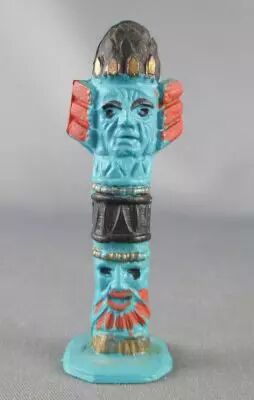 Starlux - Indiens - Accessoires S�rie Ordinaire 54 - Totem (petit bleu) (r�f 858)