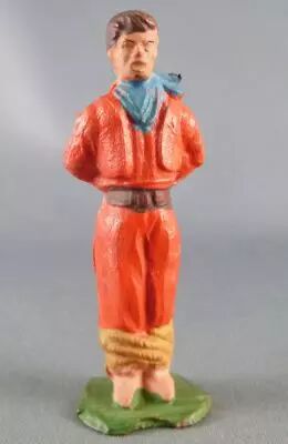 Starlux - Indiens - S�rie Ordinaire 53 - Pi�ton Prisonnier (orange ceinture marron) (r�f 203)