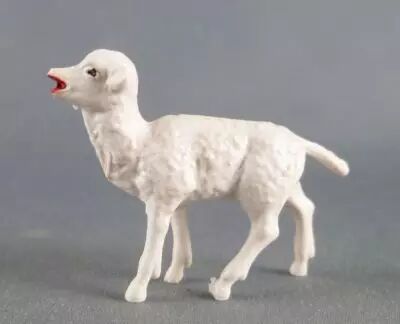 Starlux - La Ferme - Animaux - Agneau t�te dress�e (s�rie 65/66 r�f 5xx)