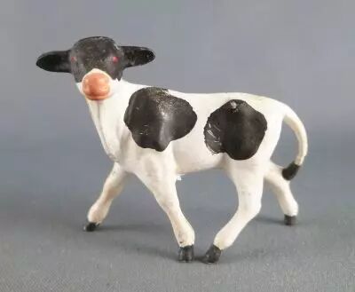 Starlux - La Ferme - Animaux - Veau blanc & noir  (s�rie 60 r�f 536bis)