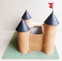Starlux - Middle-Age - Medieval Castle 3 Towers (Plasticobois)