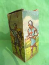 Starlux - Middle-age - serie 58 - ref  6002 -Empty Box for  footed knight fighting sword crusader shield