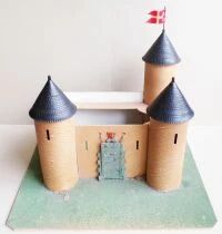 Starlux - Moyen-Age - Ch&acirc;teau Fort 3 Tours Plasticobois