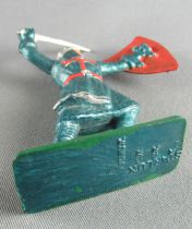 Starlux - Moyen-Age - série choc 66 - piéton templier (bleu & rouge) (réf MPC 19)