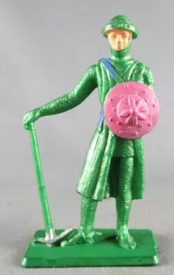 Starlux Moyen Age Serie Choc 76 Pieton Chevalier Anglais Ref Mpc 73